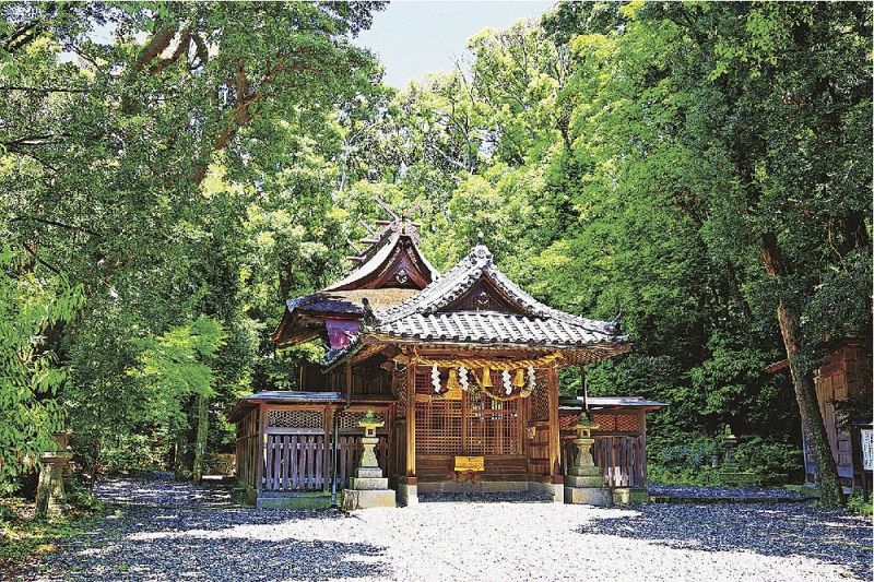 熊野九十九王子の中で格式高い五体王子の一つ、切目王子跡（和歌山県印南町西ノ地で）