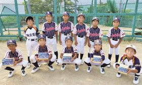 「西日本大会へ寄付協力を」／学童野球　上秋津・鮎川龍神