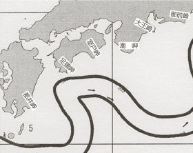 紀南周辺の海流図（２月２１日発行）