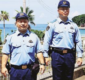 ポロシャツ型、試行開始　警察官の夏服、和歌山県白浜署