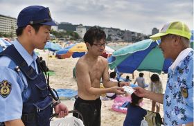 官民一体で警戒強化／白浜署／夏の事件事故防止