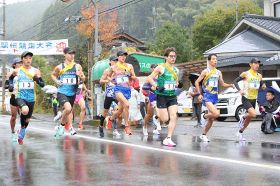 住友電工が初優勝　和歌山・龍神村で関西実業団駅伝