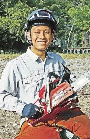 がんばってます／一ノ瀬瑛翔（いちのせ　あきのり）さん（２３歳）／上富田町生馬　県農林大学校