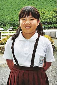 あがらのリーダー☆鮎川小学校（田辺市）／橋本　萌（はしもと　めい）さん（１２）