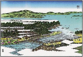 「田辺城下」（西国三十三所名所図会）