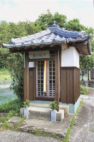 切目川沿いのほこら～印南～お参りスポット（１４）／歯の観音さん　（古井）