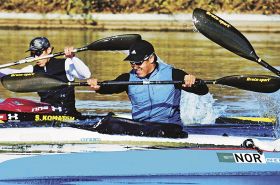 東京五輪で羽ばたけ　カヌースプリント日本代表・宮田悠佑選手（県教育センター学びの丘）／保富　一成