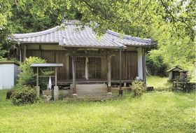 切目川沿いのほこら～印南～お参りスポット（２１）／西神ノ川の薬師（西神ノ川）