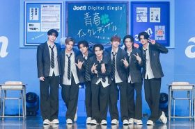 aoen、青春感あふれる制服姿でミニライブ開催　2ndシングルリリースをサプライズ発表