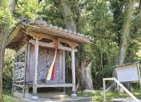 切目川沿いのほこら～印南～お参りスポット（１０）／イボ薬師（宮ノ前）